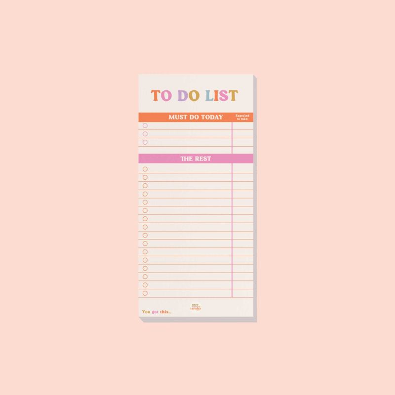 Bloc-Notes pour To-Do Lists Color Pop