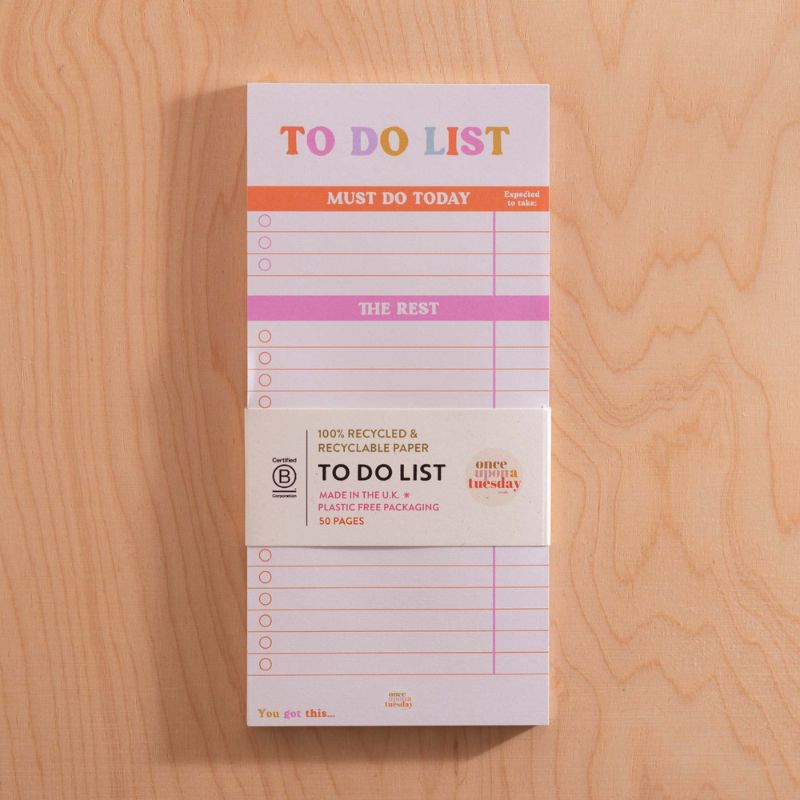 Bloc-Notes pour To-Do Lists Color Pop