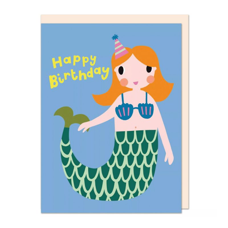 Carte d’Anniversaire pour Enfant – Sirène