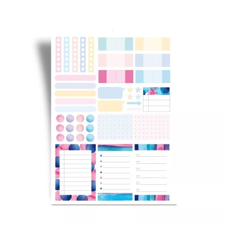 Planche de Stickers et Etiquettes Scrap