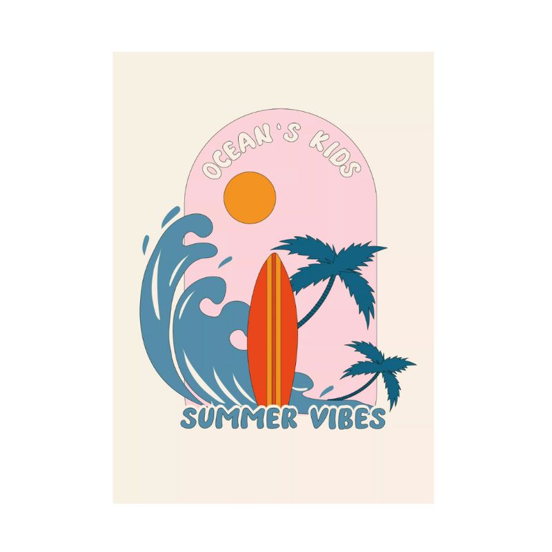 Affiche Surf Ocean’s Kids