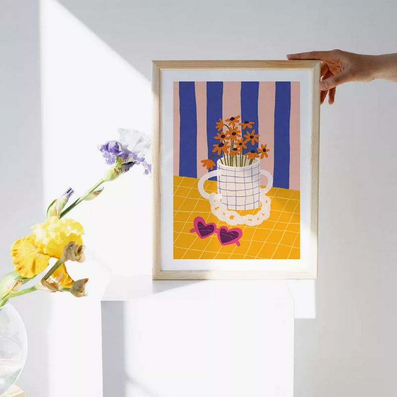 Affiche Fleurie Marguerites