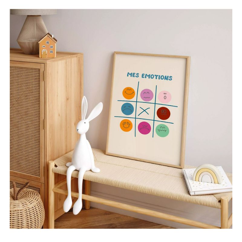 Affiche pour Enfant Morpion des Emotions