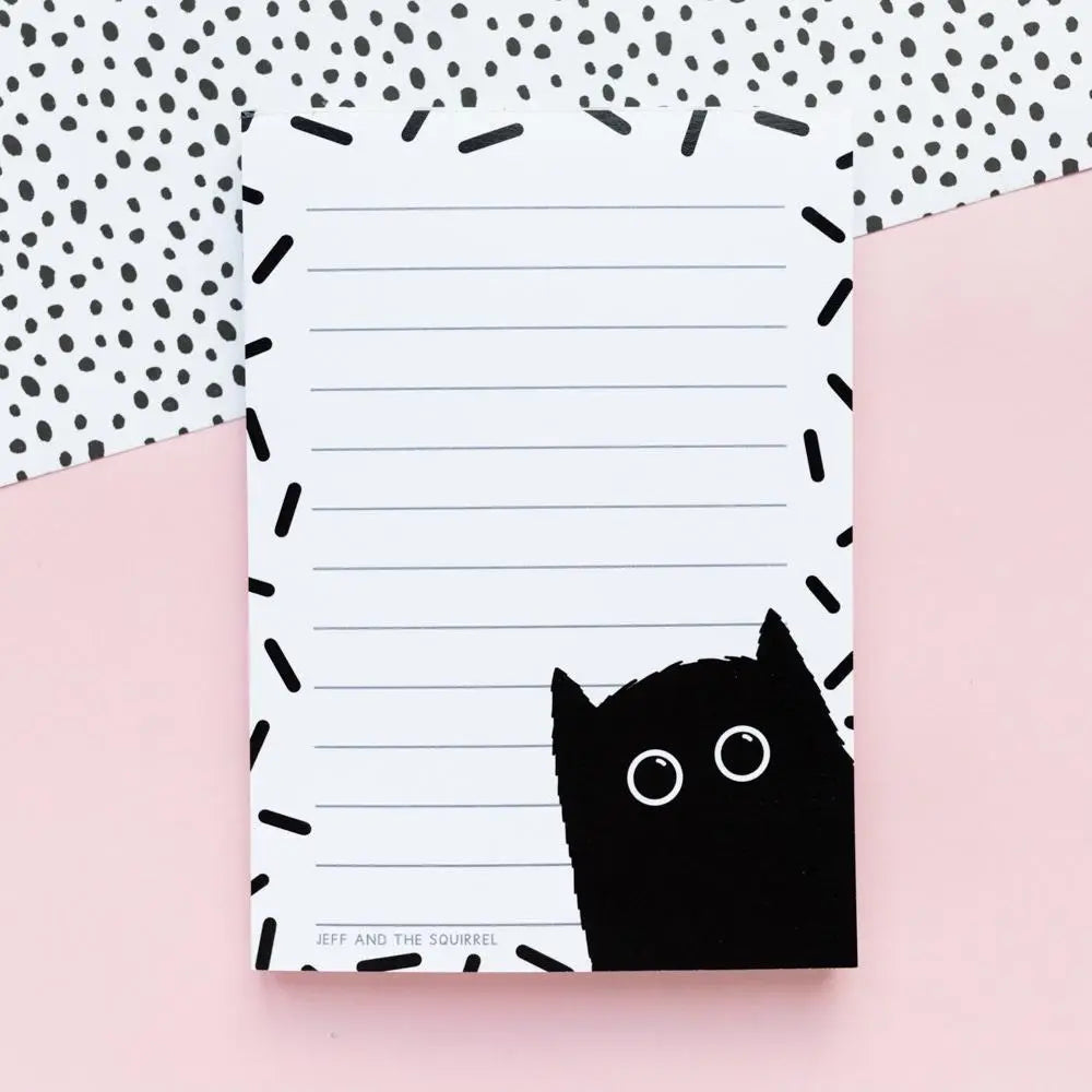 Petit Bloc-Notes Chat Noir