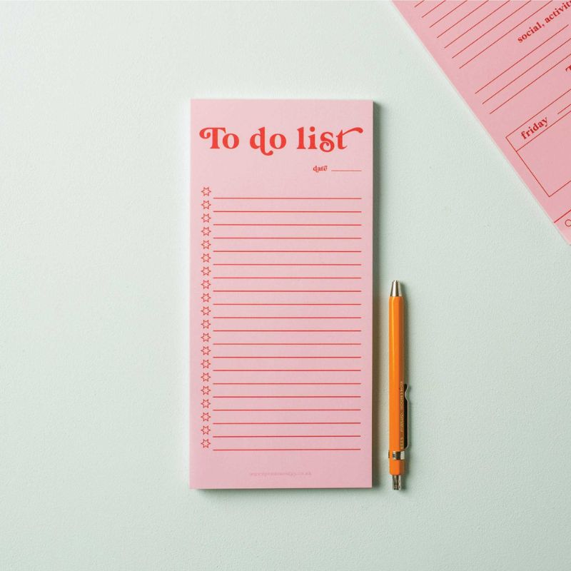 Bloc-Notes pour To-Do Lists Scarlet Blush