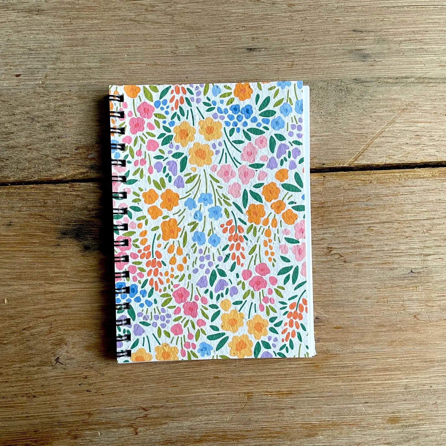 Carnet à Spirales avec Couverture à Planter – Fleurs des champs