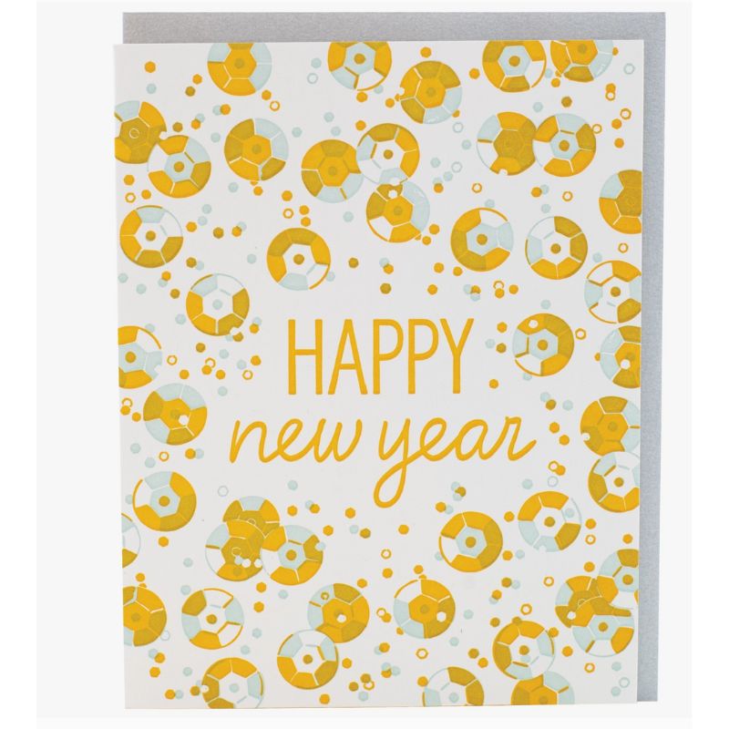 Carte de Vœux pétillante Happy New Year
