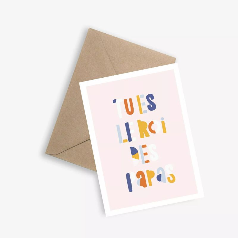 Carte Fête des Pères – le Roi des Papas