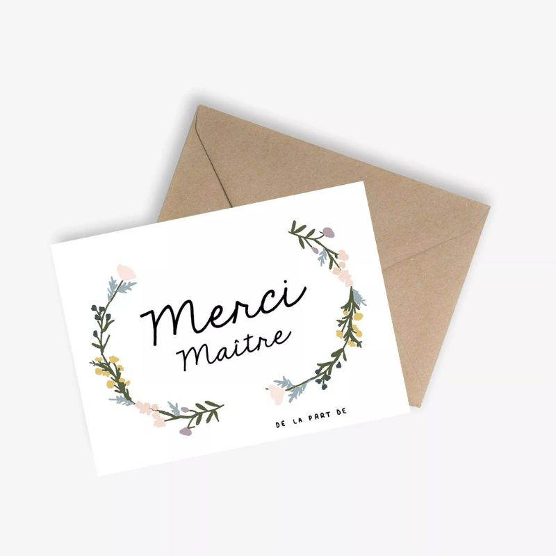 Carte Merci Maître
