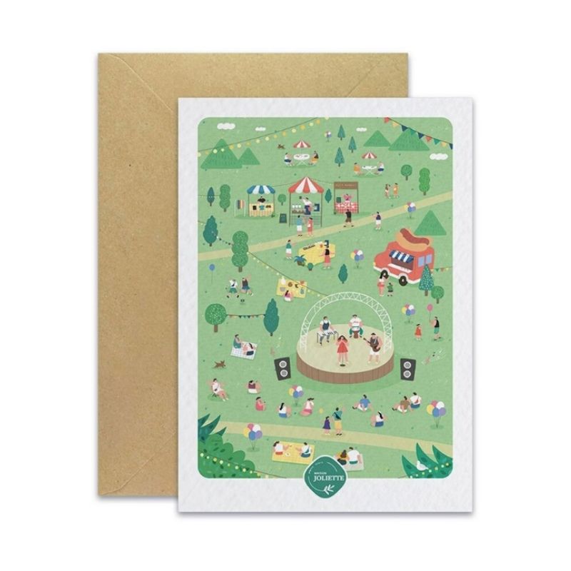 Carte simple Un air de Fête