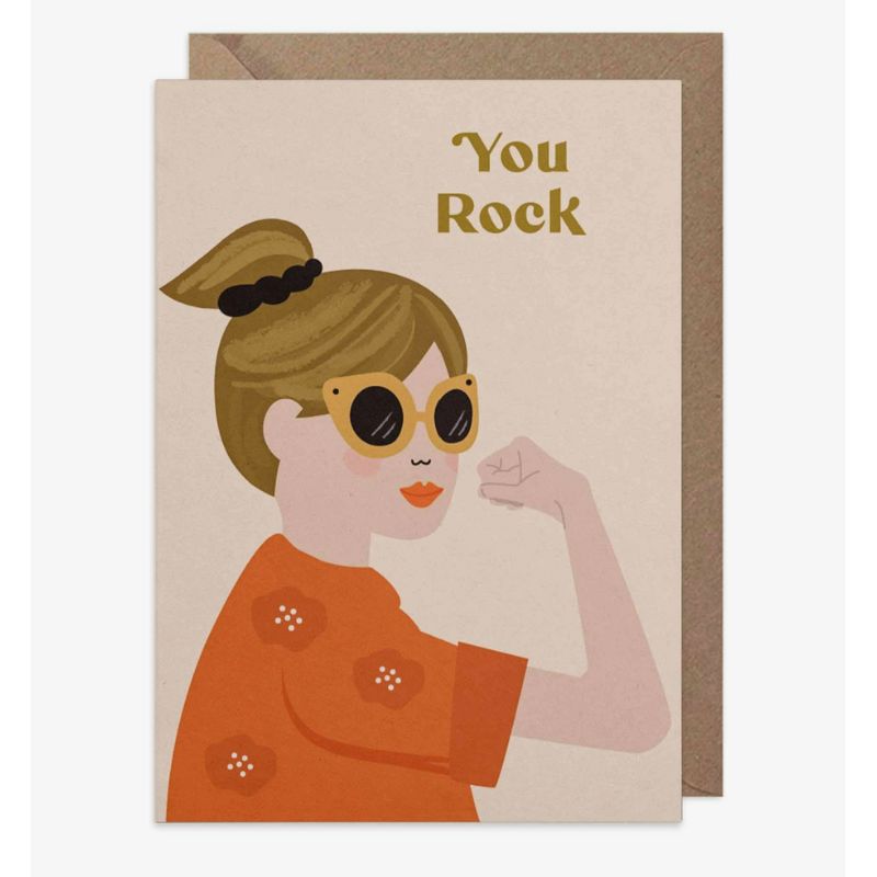 Carte féministe « You Rock »