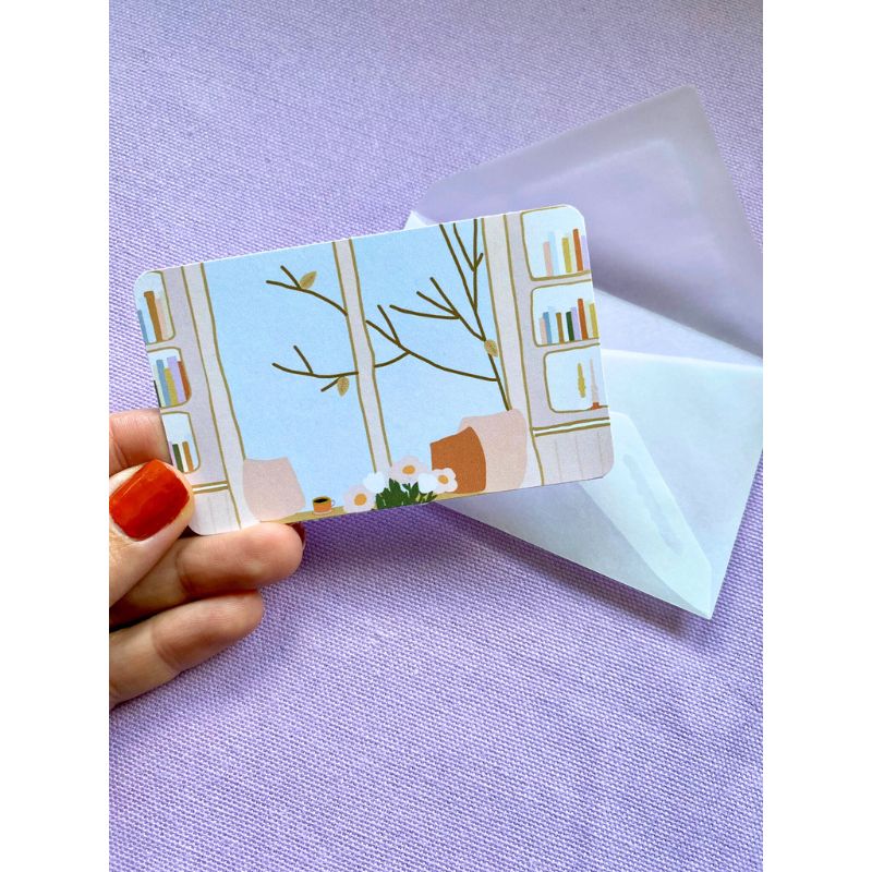 Lot de 10 mini-cartes illustrées
