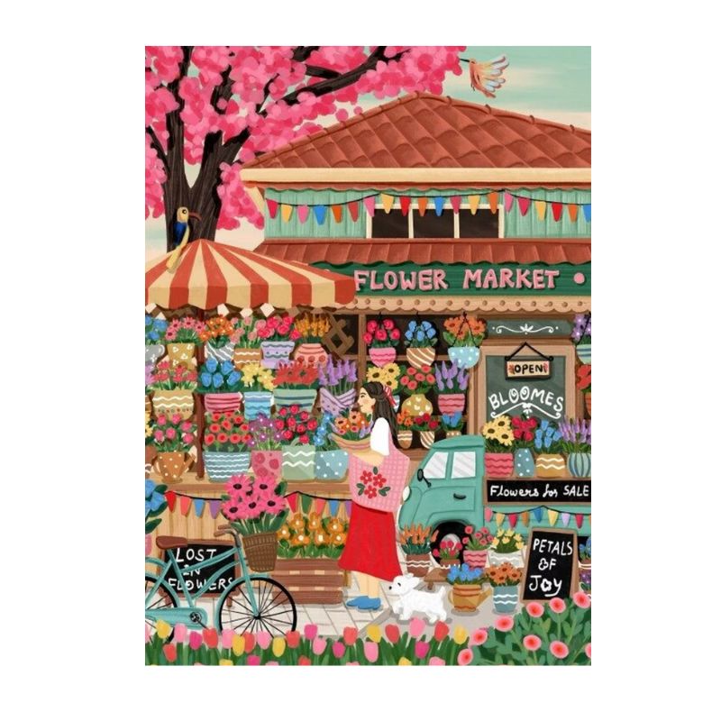 Puzzle 1500 pièces Flower Market