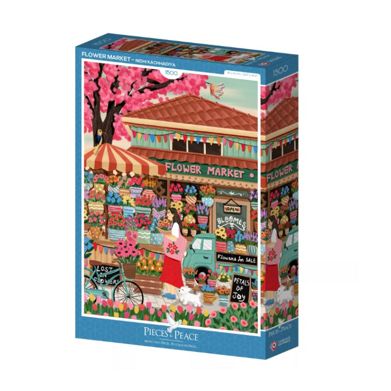 Puzzle 1500 pièces Flower Market