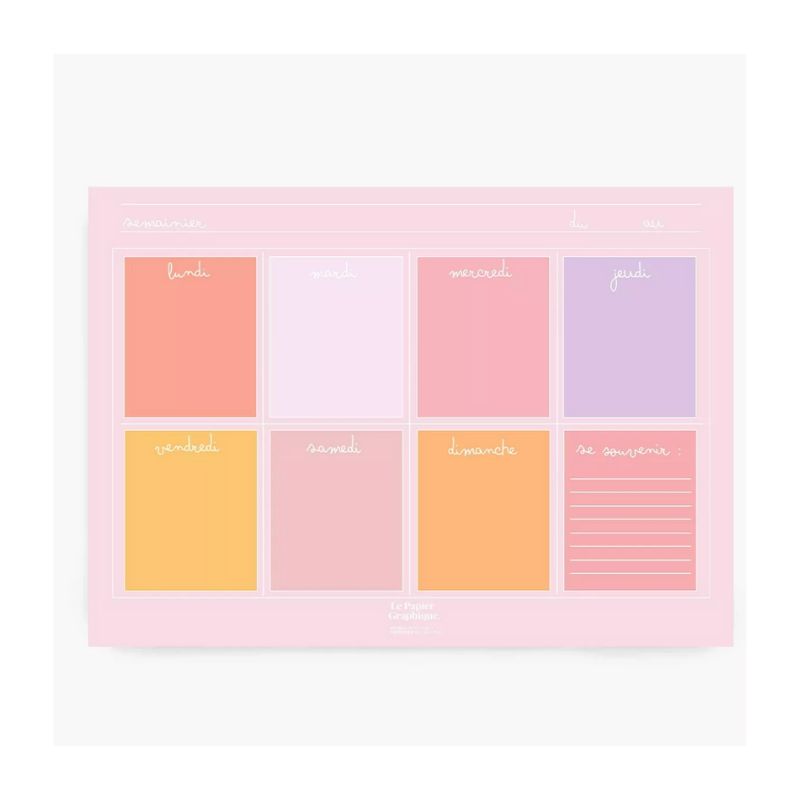Planner Papier Colorful