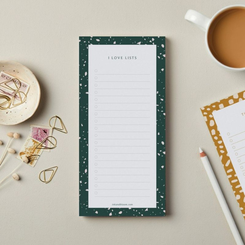 bloc-notes avec cases à cocher I love Lists