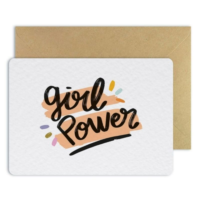 Carte Féministe Girl Power