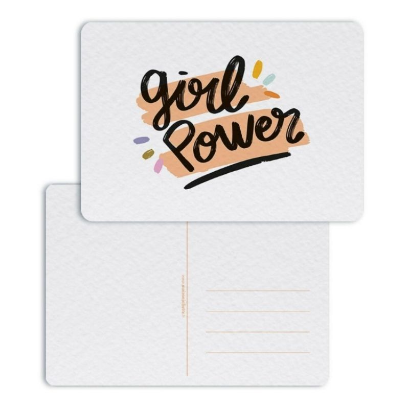 Carte Féministe Girl Power