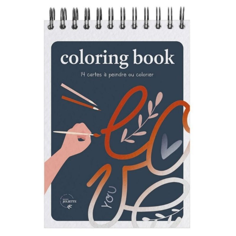 carnet de coloriage Love pour adulte Maison Joliette