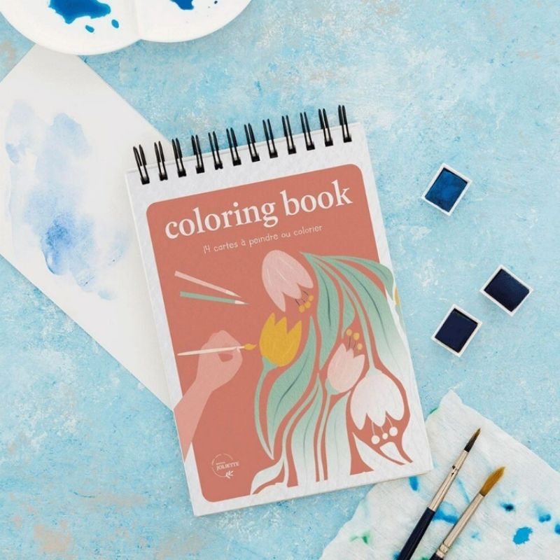 coloriage aquarelle pause créative maison joliette