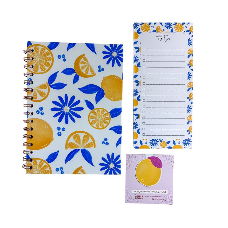 lot de papeterie fabriquée en france idée cadeau 