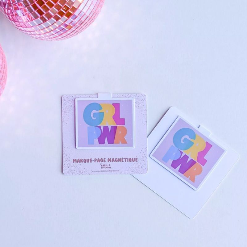 Marque-Page Magnétique Girl Power