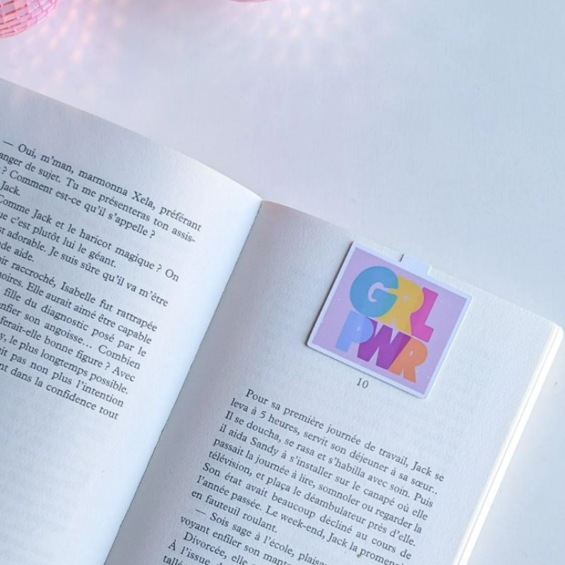 Marque-Page Magnétique Girl Power