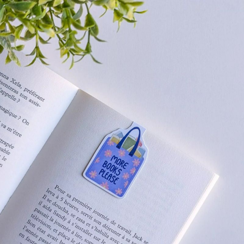 marque-page magnétique artisanal fabriqué en France avril et novembre