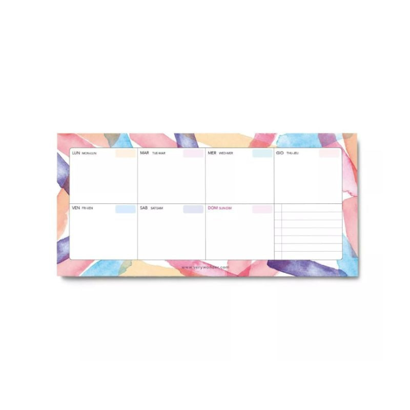 Mini-Planner Semainier Sunset