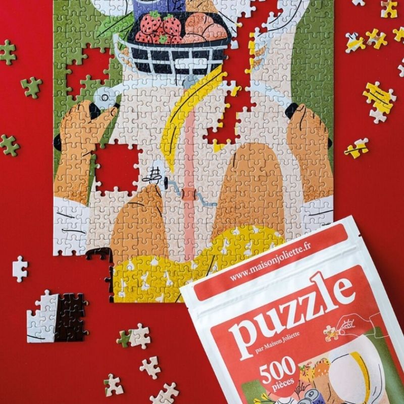 Puzzle 500 pièces A Bicyclette