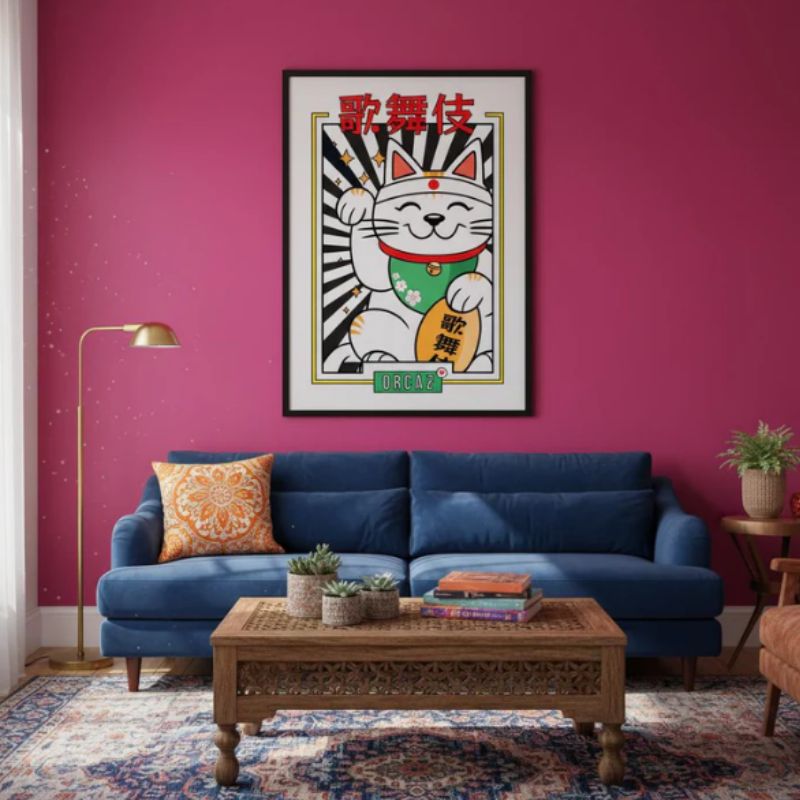 affiche déco japonaise originale idéal feng shui