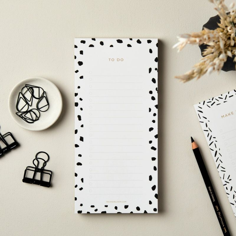 bloc-notes pour to-do liste en papier certifié écoresponsable