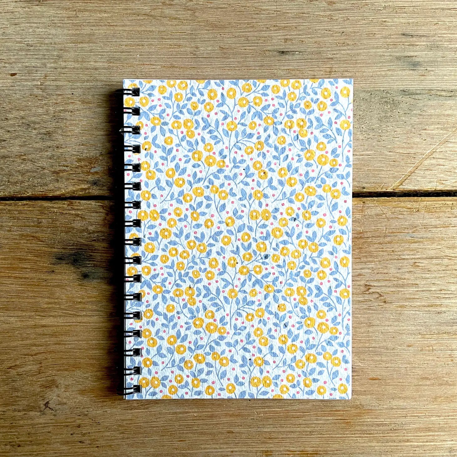 Carnet à Spirales avec Couverture à Planter – Mimosa