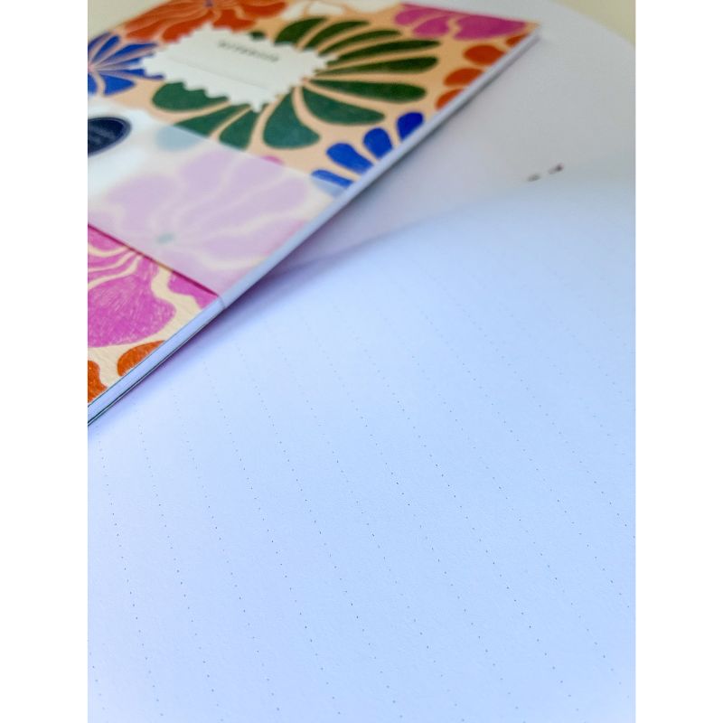 carnet écoresponsable avec pages intérieures lignées. couverture souple format A5