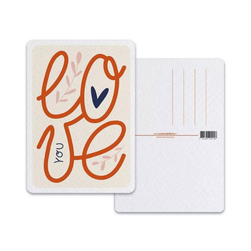 Carte Simple Love You