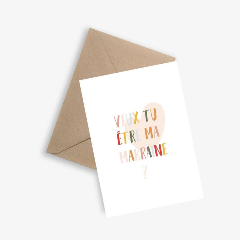 Carte Annonce Marraine