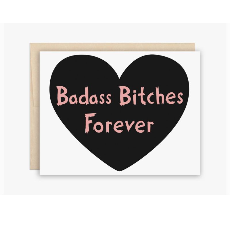 Carte Féministe Badass Bitches