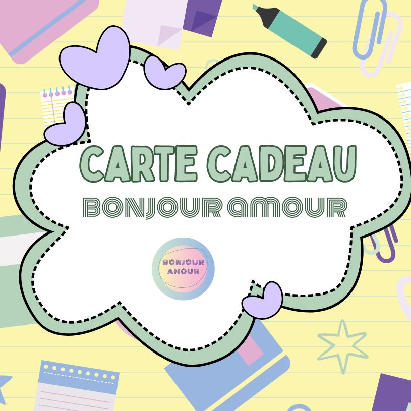 Carte Cadeau Bonjour Amour