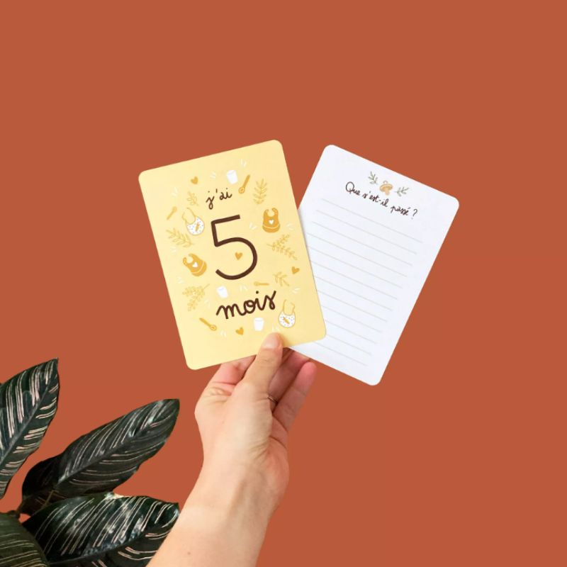 Cartes Etapes pour Bébé