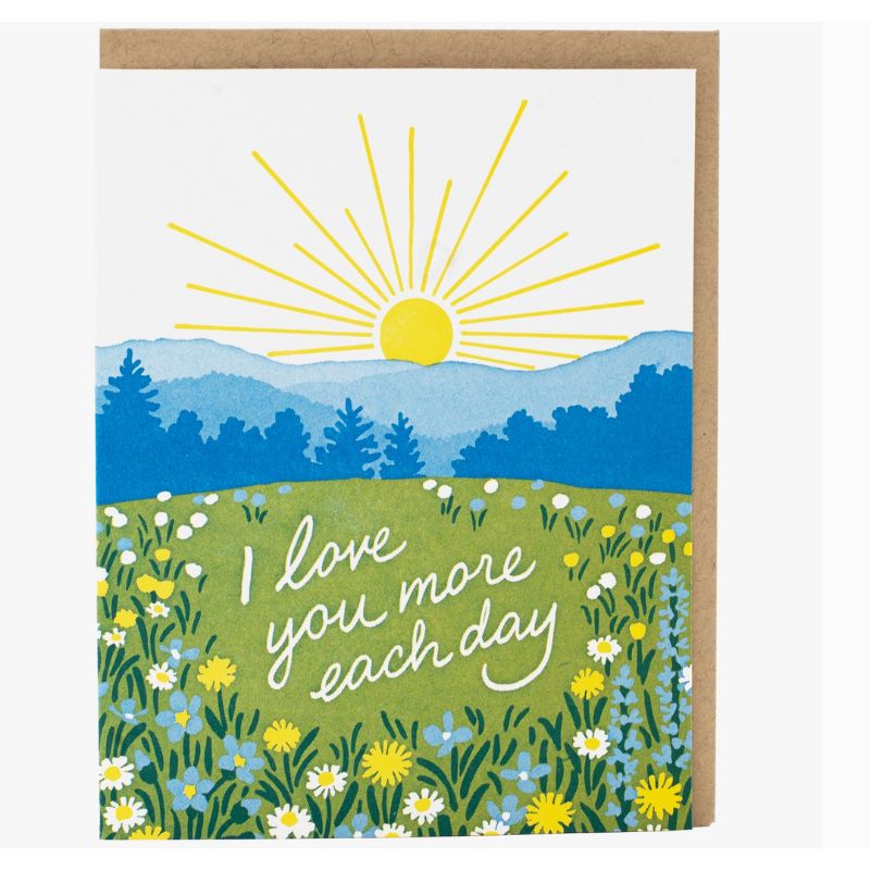 Carte Amour Sunrise