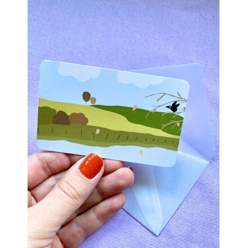 Lot de 10 mini-cartes illustrées
