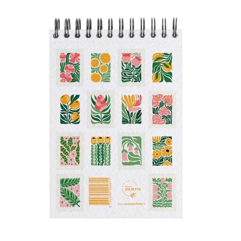 carnet de coloriage pour adulte fleurs exotiques à colorier au feutre, crayon de couleur ou peinture