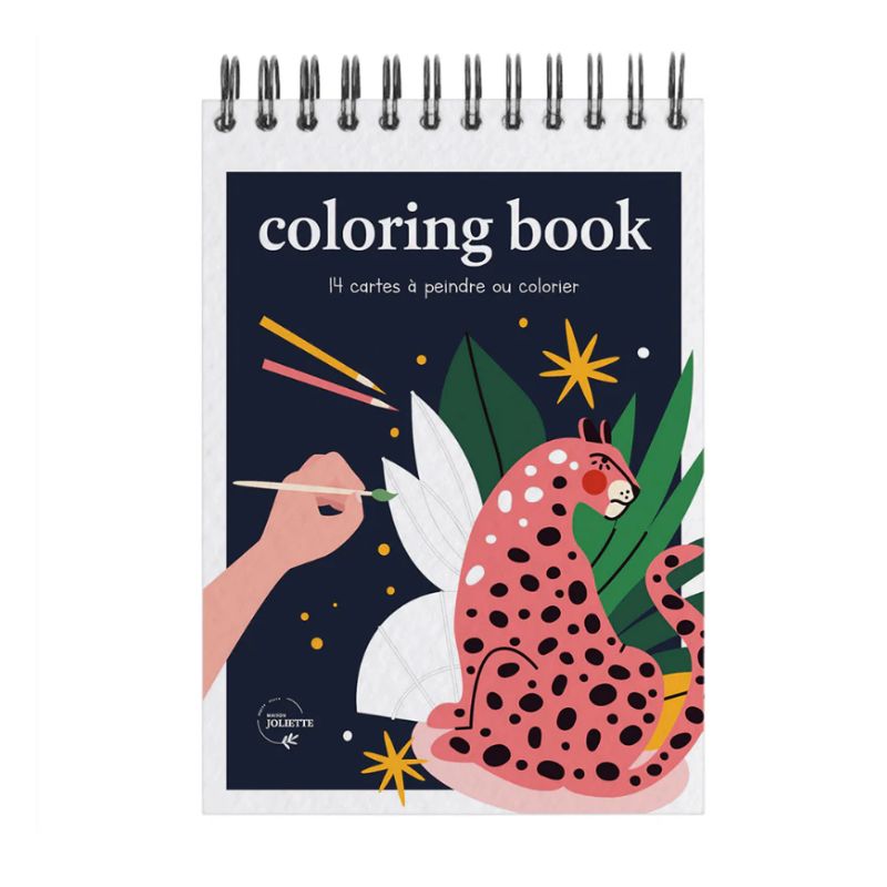 carnet de coloriage wild maison joliette
