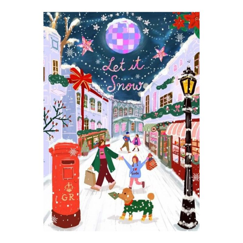 puzzle 500 pièces de Pieces & Peace sur le thème de noël - fabrication française 