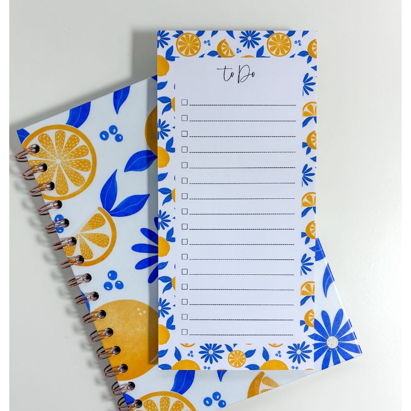 papeterie collection citrons 