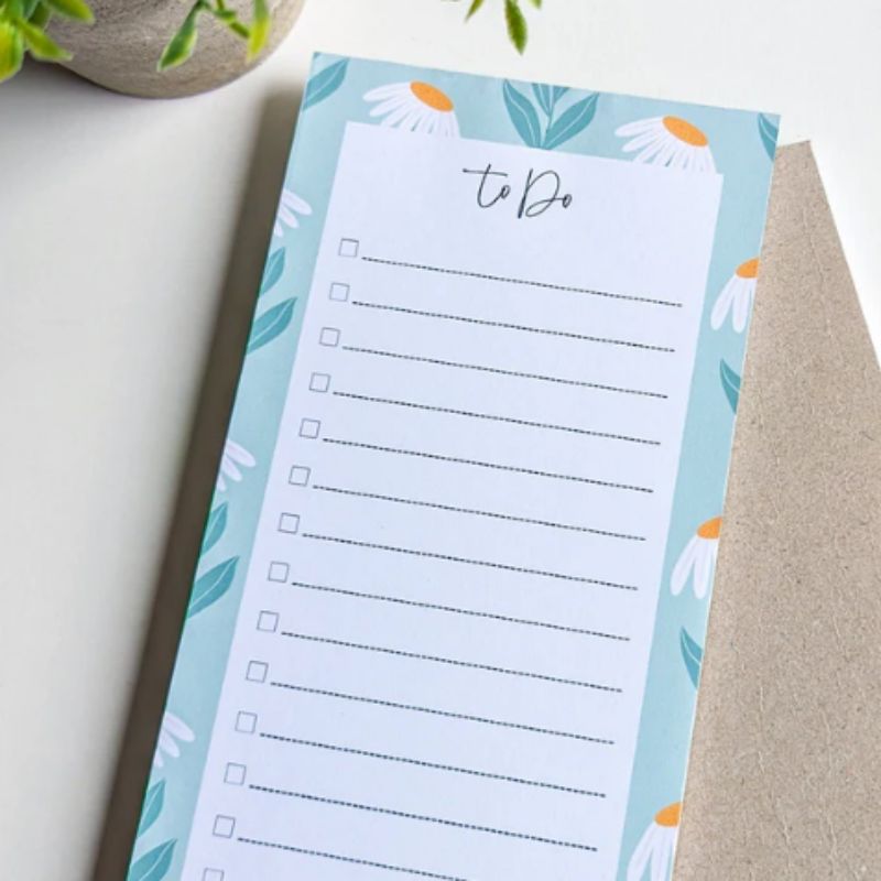 Petit Bloc-Notes pour To-Do List Marguerites