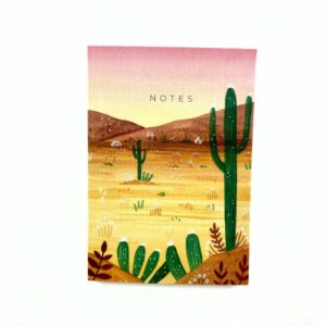 Carnet Cactus Desert