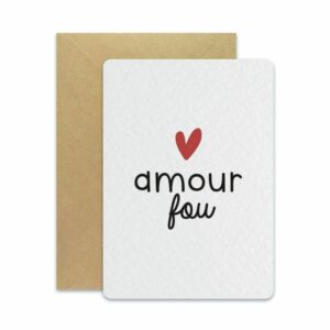 Carte Simple Amour Fou