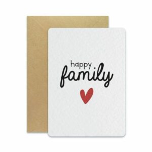 Carte Simple Happy Family