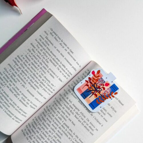 Marque-Page Magnétique Livres et Feuillages – Image 2